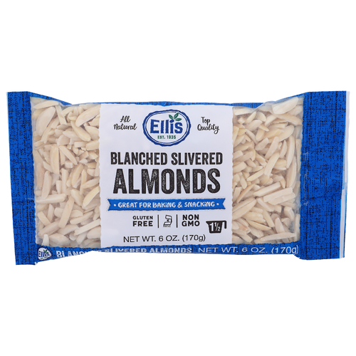 Ellis Blanched Slivered Almonds - 6 Ounce