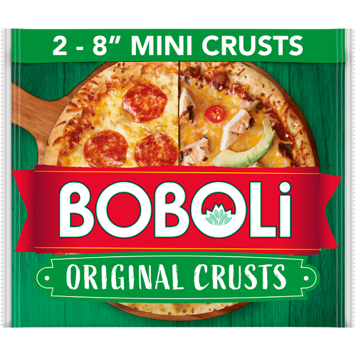 Boboli 8 Original Twin Pack Mini Pizza Crusts - 9 Fluid Ounce