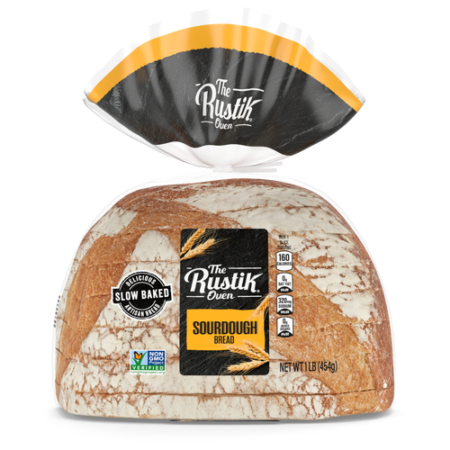 The Rustik Oven Sourdough Bread, Bread Free From Artificial Colors And Flavors, Loaf - 16 Ounce