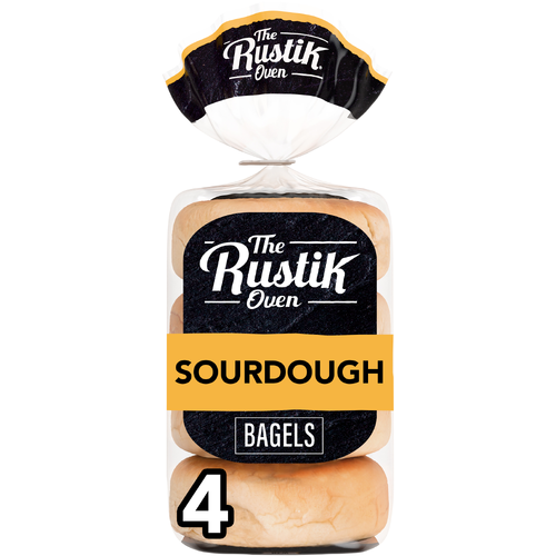 The Rustik Oven Sourdough Bagels - 4.2 Fluid Ounce - 4 Count