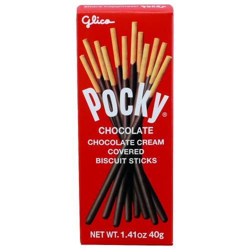Glico Pocky Chocolate Cream Covered Biscuit Sticks - 1.41 Ounce