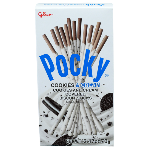 Pocky Cookies & Cream Biscuit Sticks - 2.47 Ounce