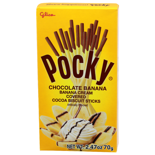 Pocky Chocolate Banana Cocoa Biscuit Sticks - 2.47 Ounce