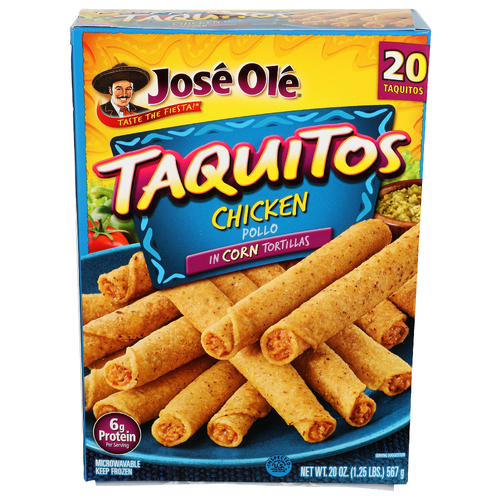 Jose Ole Chicken Pollo In Corn Tortillas Taquitos - 20 Ounce