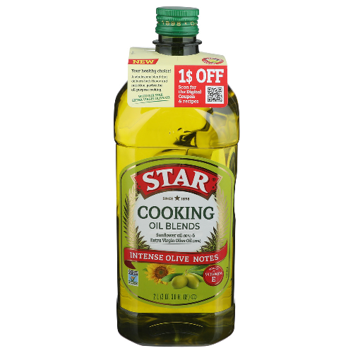 Star Sunflower & Olive Cooking Oil Blend - 2 Liter