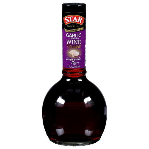 Star Tangy Garlic Wine Vinegar - 12 Fluid Ounce