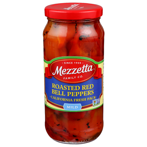 Mezzetta Family Co California Fresh Pack Mild Roasted Red Bell Peppers - 16 Ounce
