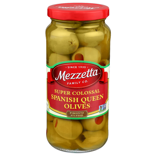 Mezzetta Family Co Pimiento Stuffed Spanish Queen Olives - 10 Ounce