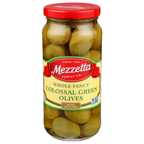 Mezzetta Family Co Colossal Green Olives - 10 Ounce