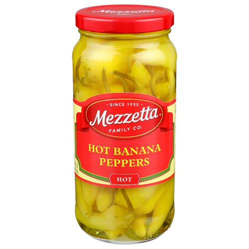 Mezzetta Family Co Hot Banana Peppers - 16 Fluid Ounce