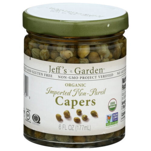 Jeff's Garden Capers Non-Pareil - 6 Fluid Ounce
