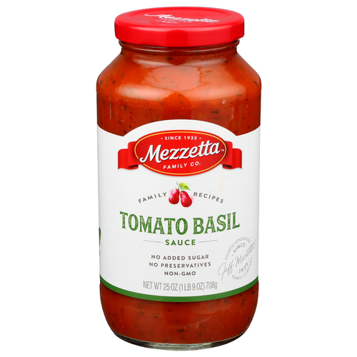 Mezzetta Family Co Nvh Tomato & Sweet Basil - 25 Ounce