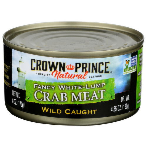 Crown Prince Crab Meat Fancy White Lump - 6 Ounce - 1 Count