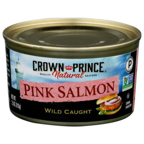 Crown Prince Natural Fish Salmon Cooked Pink - 7.5 Ounce