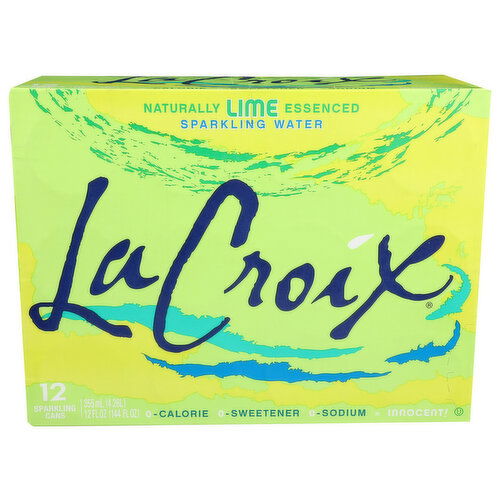 LACROIX SPARKLING WATER Lime 12pk Cans - 12 Fluid Ounce - 12 Count