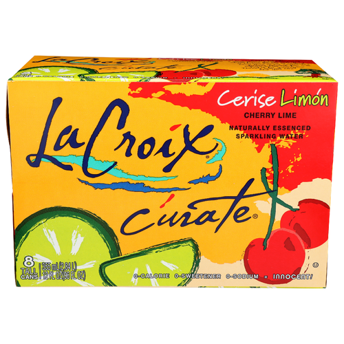 LACROIX SPARKLING WATER Cerise Limon Can - 12 Fluid Ounce - 8 Count