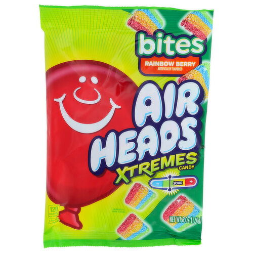 AIRHEADS Xtremes bites Rainbow Berry - 6 Ounce