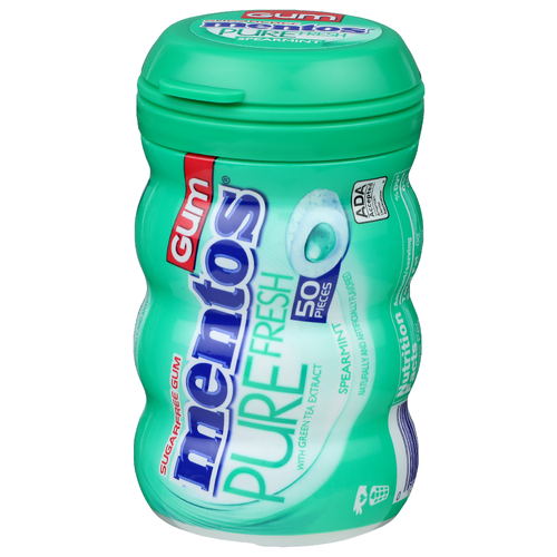 Mentos Spearmint Sugarfree Gum - 50 Count