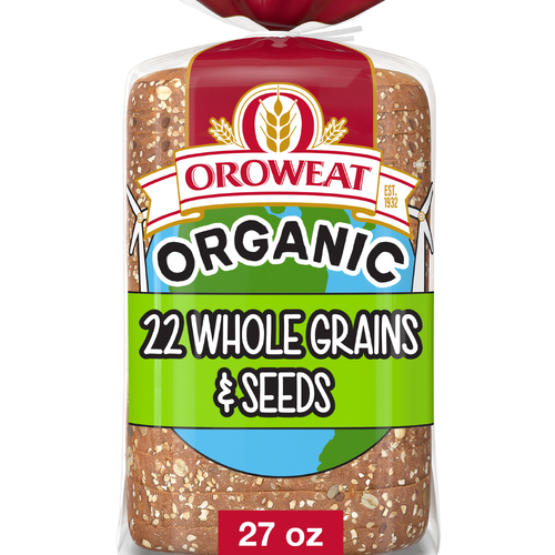 Oroweat Organic 22 Grains & Seeds Bread, Non-Gmo Bread - 27 Ounce