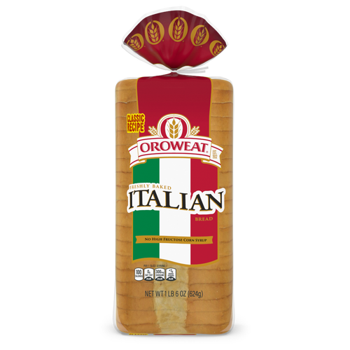 Oroweat D'italiano Italian Bread, Sliced Bread Free From Artificial Colors, Flavors And Preservatives, Loaf - 22 Ounce Image 1 of 2