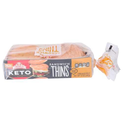 Oroweat Sandwich Thins - 2 Ounce - 6 Count