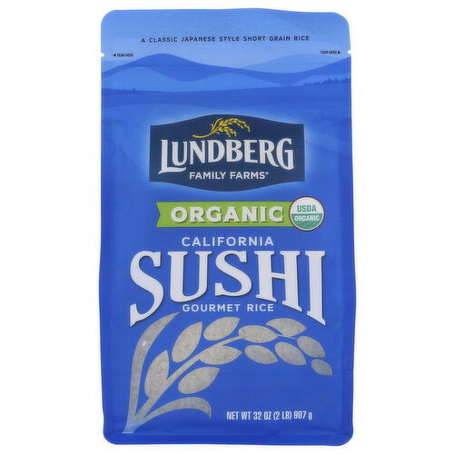 Lundberg Family Farms Rice Organic California Sushi - 32 Ounce