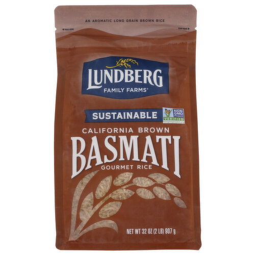 Lundberg Family Farms Rice California Brown Basmati - 32 Ounce