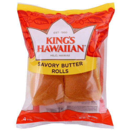 King's Hawaiian Kh Deli Svry Roll - 4 Ounce