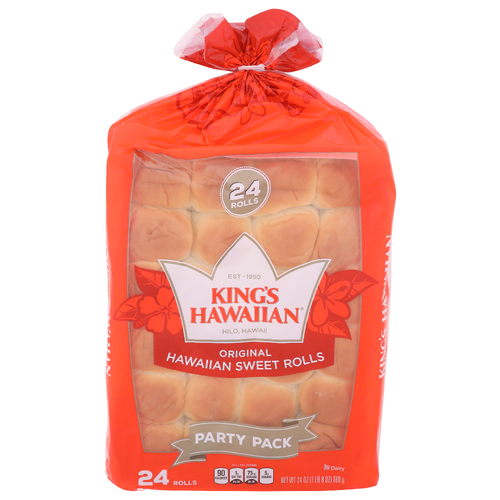King's Hawaiian Original Party Pack Sweet Rolls - 24 Ounce