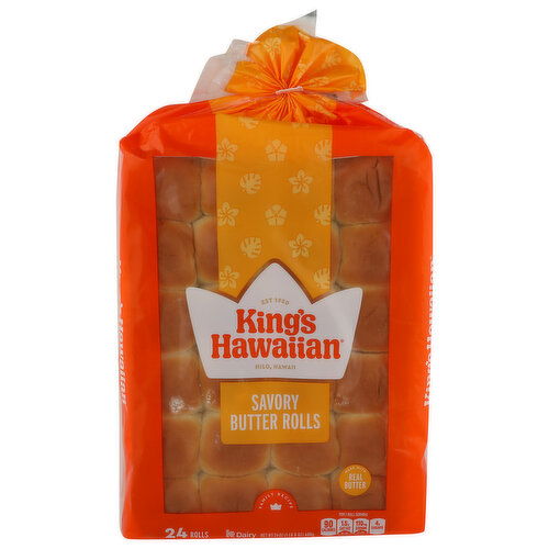 King's Hawaiian Savory Butter Rolls - 24 Ounce Image 1 of 4