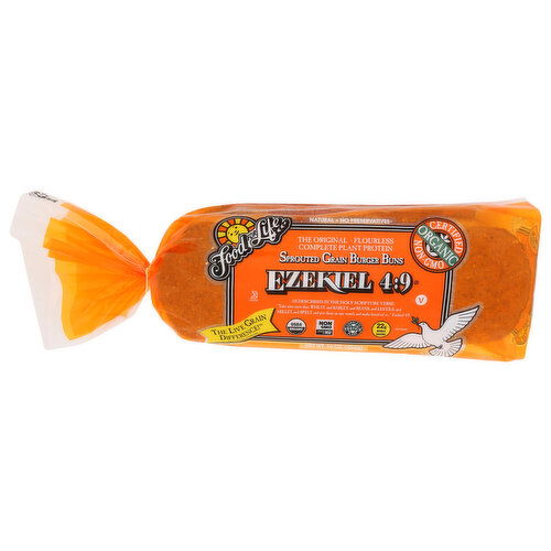Food For Life Ezekiel 49 Burger Buns - 16 Ounce