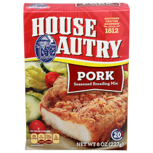 House Autry Pork Seasoned Breading Mix - 8 Ounce