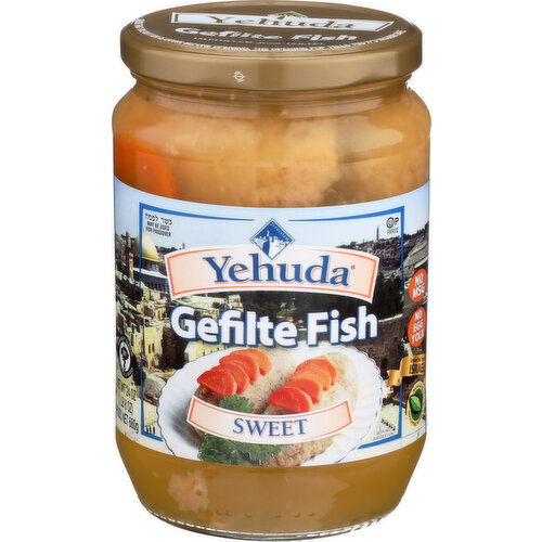 Yehuda Gefilte Fish Sweet - 24 Ounce
