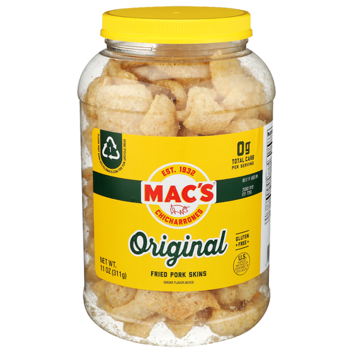 Macs Porkskins Orig Canister - 11 Ounce Image 1 of 4