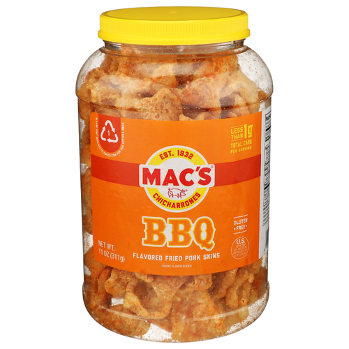 Macs Porkskins BBQ Barrel - 11 Ounce Image 1 of 4