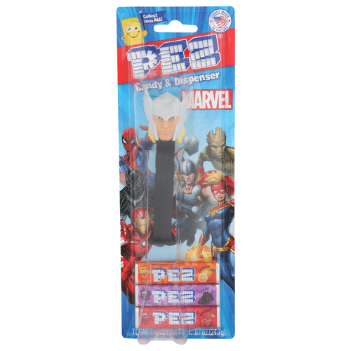 Pez Marvel Candy & Dispenser - 0.87 Ounce