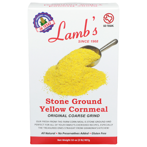 Lamb's Original Coarse Grind Stone Ground Yellow Cornmeal - 32 Ounce