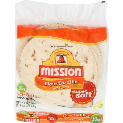 Mission Tortilla Soft Taco - 1.75 Ounce - 10 Count