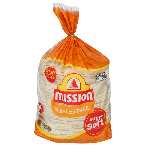 Mission Super Soft White Corn Tortillas - 0.052 Pound - 80 Count
