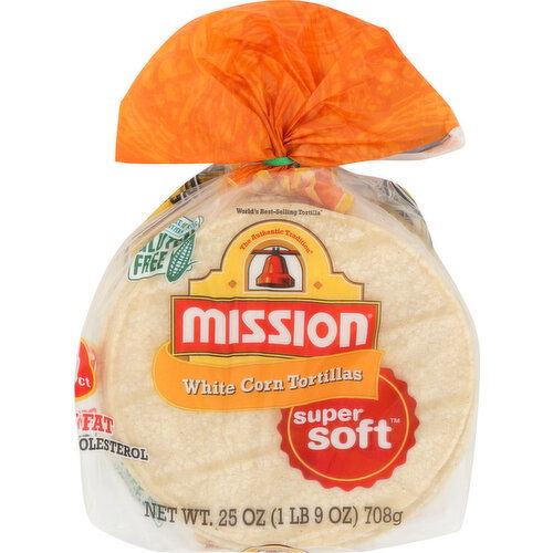 Mission Tortilla White Corn - 0.833 Ounce - 30 Count