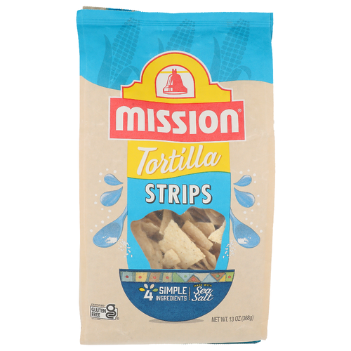 Mission Made With Sea Salt Tortilla Strips - 13 Ounce Image 1 of 4
