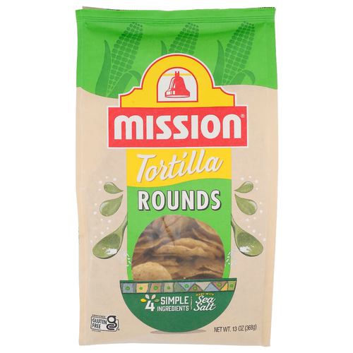 Mission Made With Sea Salt Rounds Tortilla - 13 Ounce Image 1 of 4