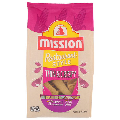 Mission Restaurant Style Tortilla Chips - 9 Ounce