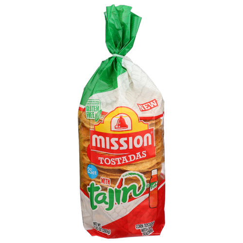 Mission Corn Tostadas With Tajin Seasoning - 0.282 Ounce - 25 Count