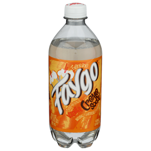 Faygo Creme Soda - 20 Fluid Ounce