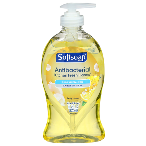 Softsoap Zesty Lemon Kitchen Fresh Hands Antibacterial Handsoap - 11.25 Fluid Ounce