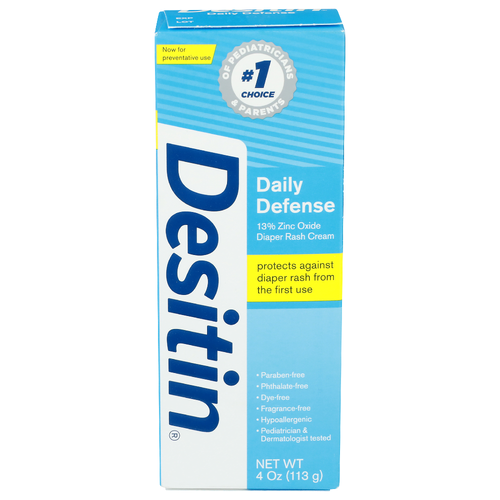 Desitin Daily Defense 13% Zinc Oxide Diaper Rash Cream - 4 Ounce