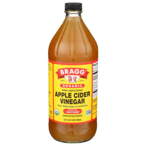Bragg Apple Cider Vinegar Raw & Unfiltered - 32 Fluid Ounce