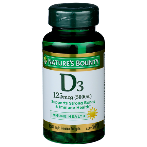 Nature's Bounty D3 125mcg 5000iu - 150 Count