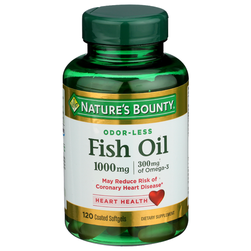 NATURE's Bounty Odor-Less Fish Oil - 120 Count Image 1 of 2